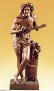 Grape-picker Extemporizing — Francisque Joseph Duret