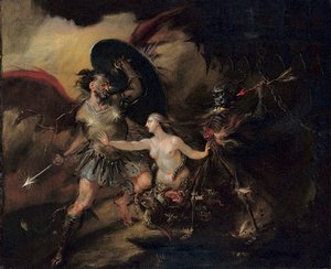 Satan, Sin And Death — William Hogarth