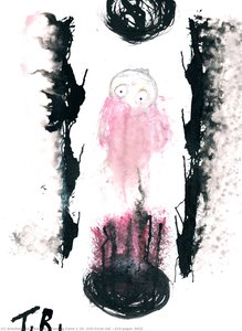 Feeling Faint 1 15×21cm Ink ×paper 2022 — Thomas Riesner