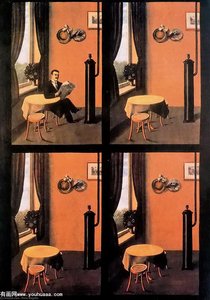 El Hombre Del Periódico — René Magritte