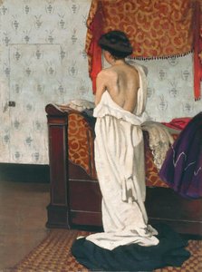 Interior, Nude Seen From Behind — Félix Vallotton, Post-impressionism