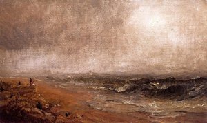 Looking Out To Sea — Jasper Francis Cropsey