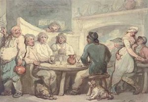 A Tavern Scene — Thomas Rowlandson