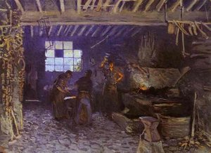 Forge At Marly Le Roi — Alfred Sisley