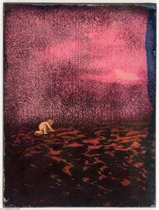 Untitled (bellini Putto On Cratered Surface) — Joseph Cornell