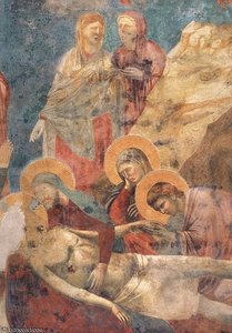 Lamentation (detail)2 — Giotto Di Bondone, Proto-renaissance