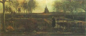 Parsonage Garden At Nuenen, The — Vincent Willem Van Gogh, Post-impressionism