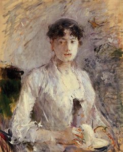 Young Woman In Mauve — Berthe Morisot