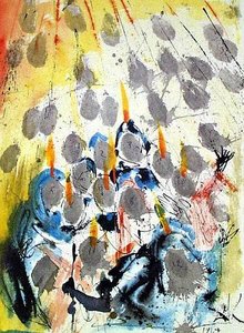 Apparuerunt Illis Dispertitae Linguae (acts 1:14) — Salvador Dalí