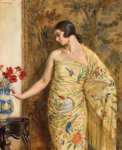 Lady In Oriental Dress — Jorge Apperley (george Owen Wynne Apperley)