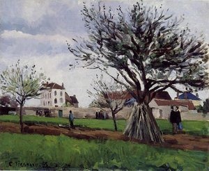Apple Trees At Pontoise (aka The Home Of Pere Gallien) — Camille Pissarro