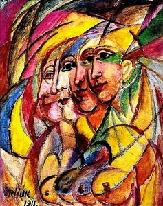 Futuristic Woman — David Davidovich Burliuk, Futurism