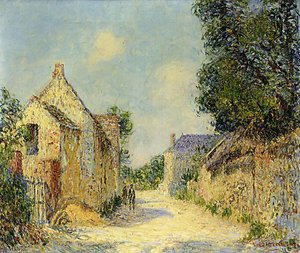 Village Street, Vaudreuil — Gustave Loiseau