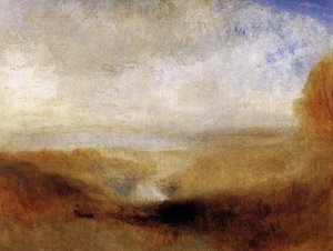 Landscape With A River And A Bay In The Background — Joseph Mallord William Turner