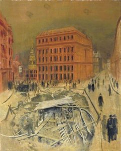 St Martin's Le Grand, London, January 1941 — Harold Sandys Williamson
