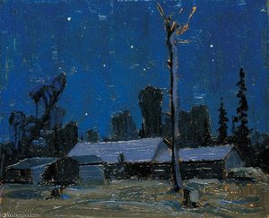 Lumber Camp, Night