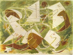 The Fishmongers — André Masson, Surrealism