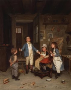 The Doctor's Visit — Andre Henri Dargelas, Contemporary Realism