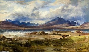 The Cuillin From Ord, Skye — Horatio Mcculloch