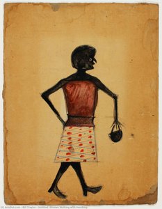 Untitled [Woman Walking with Handbag]