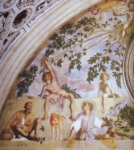 Villamedici - Vertumnus And Pomona (detail) — Jacopo Carucci