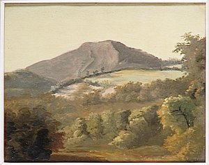 La Rocca Di Papa, Le Monte Cavo — Pierre De Valenciennes, Romanticism