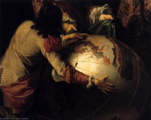Colbert Presenting The Members Of The Royal Academy Of Sciences To Louis Xiv