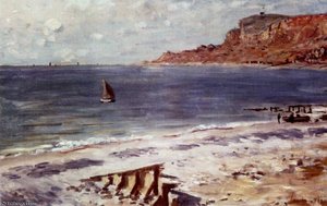 Sailing At Sainte Adresse — Claude Monet, Impressionism