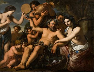 Bacchanal With Silenus — Jan Gerritsz Van Bronchorst, Baroque Painting