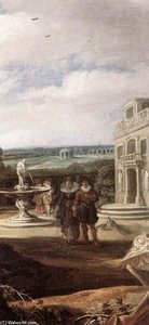 Married Couple In A Garden (detail) — Frans Hals I