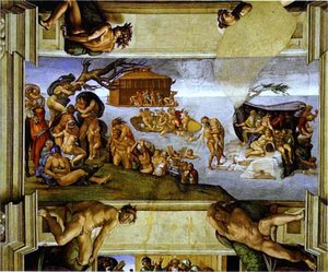 The Flood — Michelangelo Buonarroti, High Renaissance