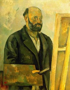 Self Portrait With Palette — Paul Cézanne, Post-impressionism