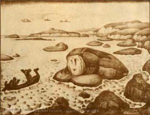 Giantess Krimgerd — Nicholas Roerich