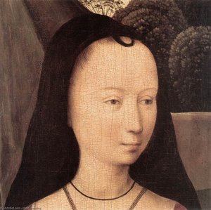 Late - Diptych With The Allegory Of True Love (detail) — Memling, Hans