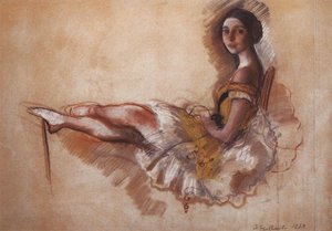 Resting Dancer — Zinaida Serebriakova