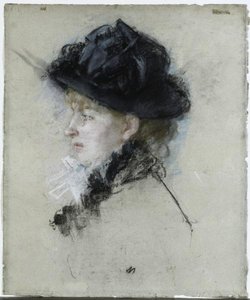Mlle. Louise Riesener — Berthe Morisot