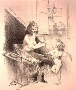 Original Drawing For 'les Maitres De