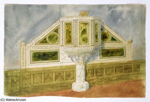 Design For A Marble Pulpit Ca. — Louis Comfort Tiffany