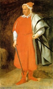 The Buffoon Don Cristobal De Castaneda Y Pernia — Diego Velázquez