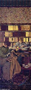Figures In An Interior: Work — Jean-édouard Vuillard