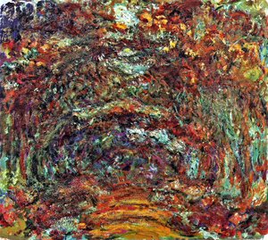 The Rose Path, Giverny — Claude Monet