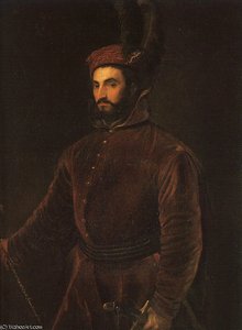 Portrait Of Ippolito De Medici, Pitti Palac — Titian