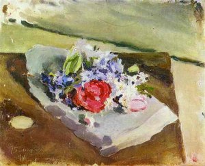Flowers — Viktor Elpidiforovich Borisov Musatov