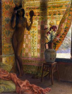 The Mirror — Georges Antoine Rochegrosse