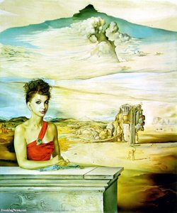Portrait Of Mrs. Jack Warner, 1951 — Salvador Dalí
