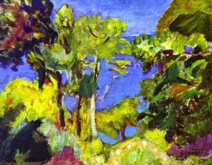 Landscape Of Cote D Azur — Pierre Bonnard, Post-impressionism