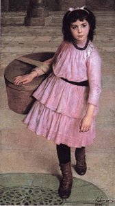 A Fisher Girl — Emilio Longoni