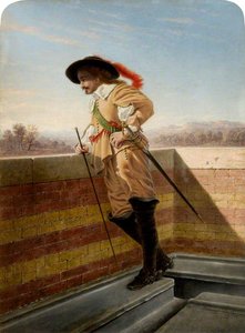 The Cavalier (after Jean Louis Ernest Meissonier) — James Nasmyth, Historical Realism