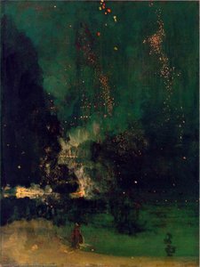 Falling Rocket — James Abbott Mcneill Whistler, Aesthetic Impressionism