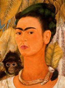 Autorretrato Con Mono — Frida Kahlo, Surrealism
